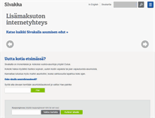 Tablet Screenshot of oulunsivakka.fi